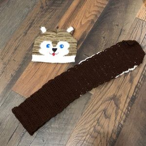 So cute boys hat and scarf